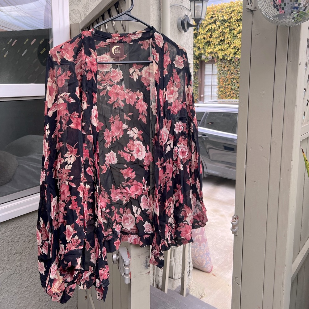 Blue Life open blouse